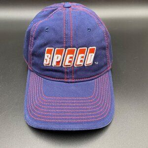 Vintage 90s Speed Channel Snapback Hat Adjustable Navy